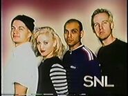 Season 22 Title Card from December 7, 1996: No Doubt made their musical guest debut, as well as her musical guest (and SNL) debut.