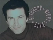 Season 16 of Saturday Night Live Bumper Photo from February 23, 1991, the fourteenth episode of Season 16 of Saturday Night Live: Alec Baldwin's 2nd time as host, with musical guest Whitney Houston.