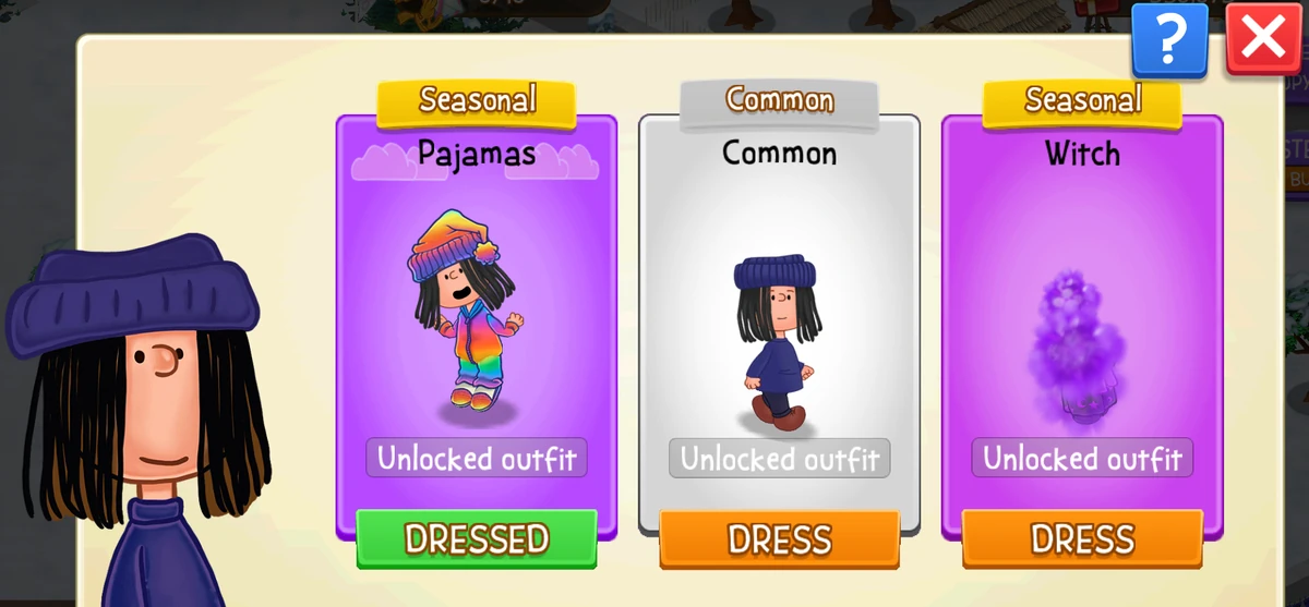 CategoryOutfits for Eudora Snoopy Town Tale Wiki Fandom
