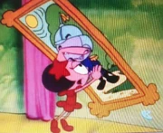 Daffney inside the book