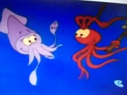 Occy and the squid
