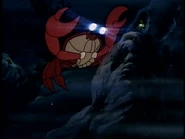 A crab that wants to kill Tooter.