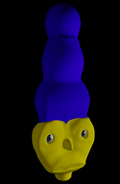 Another view of the head of the 2011 Marge model.