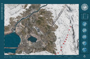 International Peacekeeping Forces bomb markings map