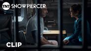Snowpiercer Melanie Interrogates Terence on Her Missing Prisoner - Season 1, Episode 7 Clip TNT