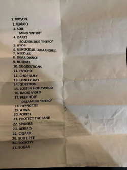 Sick New World Festival May 13th 2023 System of a Down Wiki