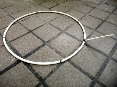 Completed and assembled hoop