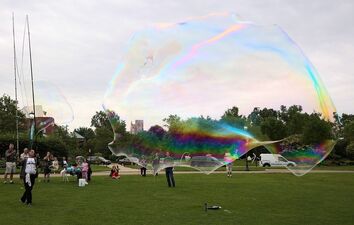 Official Guinesss world record bubble created in 2015 by Gary Pearlman