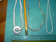 Jute twine and lehigh cord