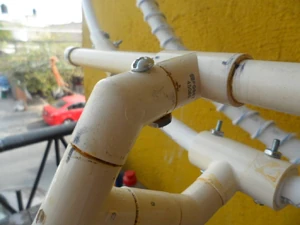 Also, the 45 degree piece needs to be bolted also as this is a location of high stress