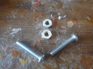 Appropriate length and diamter machine type nuts and bolts do very well