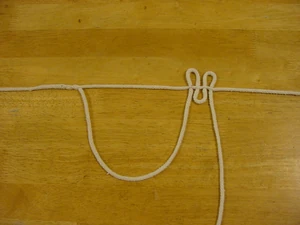 Splice to form the first loop