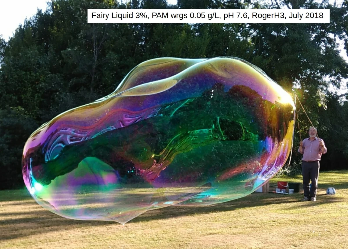 User blogRogerH3/PAM a new polymer for bubble juice Soap Bubble Wiki Fandom
