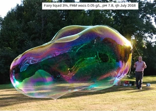 https://soapbubble.wikia.com/wiki/User_blog:RogerH3/PAM_-_a_new_polymer_for_bubble_juice (948 KB) PAM bubble July 2018