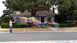 Single strand twine loop and guar-juice.