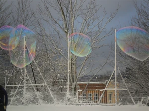 More bubbles in the snow