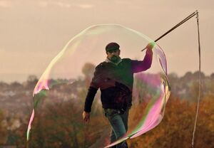 Lionel putting the solution to good use