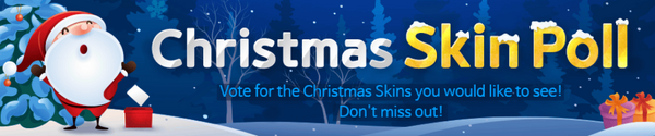 Christmas Skin Poll banner