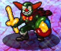 Balloon clown-goblin