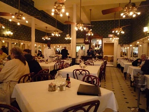 The main dining room of Galatoire's