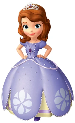 white christmas dresses First Princess Sofia Classic Satin Cosplay Costume with Boning / Combination Lace Tie main image 1