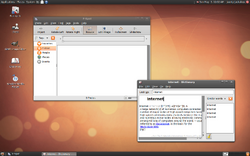 Screenshot of GNOME.