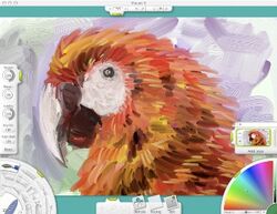 Screenshot of ArtRage.