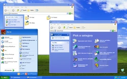 Screenshot of Windows XP.