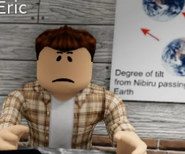 Eric with a worried expression