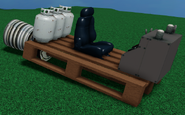 The first ship a player builds in Release 15 or below may look like this.