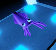 The original model of Saffra, a pink roblox squid.