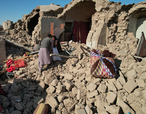 Few possessions were left after the earthquake