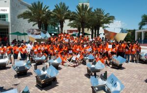 The Most Cookies Baked In One Hour Using Solar Ovens - Guinness World Record, April 2012