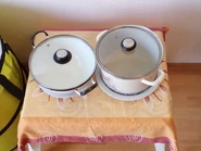 Récipients utilisés