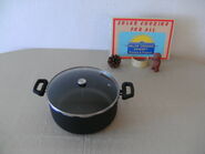 2) Pot avec couvercle transparent utilisé pour cette cuisson