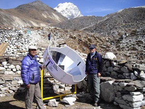 Solar cookers in the Himilayas