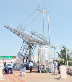 Solar energy concentrator at Ramakrishna Mission’s Students’ Home
