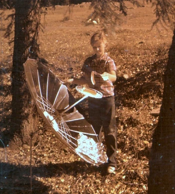 The Umbroiler  created by , used by his daughter, Linnea, in 1955.