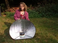 Fig. 11. Margot Kotowska cuisine au soleil