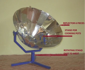 Parvati Solar Cooker Solar Cooking Fandom Ravindra pardeshi and his wife mrs. parvati solar cooker solar cooking