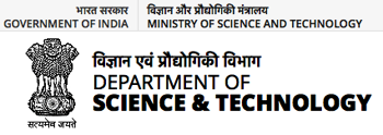 Dept Science & Tech, India logo, 10-9-18