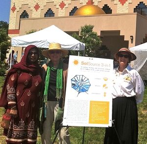 Samina Syed at the Interfaith Expo