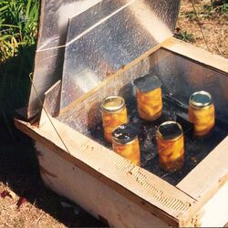 Solar canning