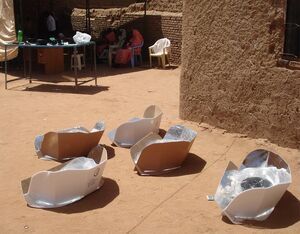 Women spend less time and energy foraging for firewood outside of IDP camps when they use solar CooKits