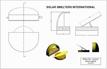  Solar smelter schematics
