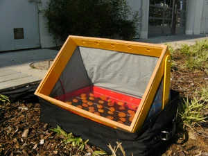 Séchoir PortaSec en fonctionnement.