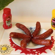 Les saucisses sont bien cuites