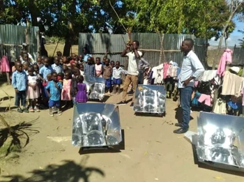 SOfO workshop, Elie Joseph 2, 1-30-23.png (639 KB) The children and teachers gathered to experience and appreciate solar cooking