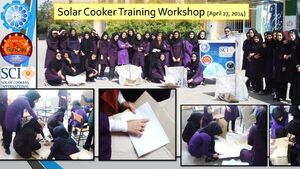 Engineers Without Borders-Iran solar cooking workshop