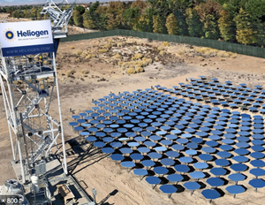 Heliogen prototype solar array Photocredit vox
